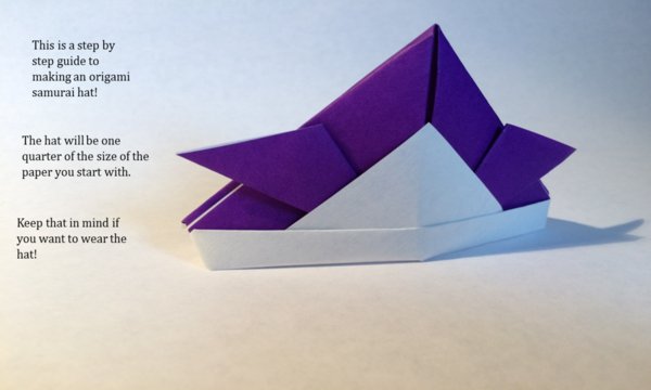 Origami Samurai Hat App Screenshot 2