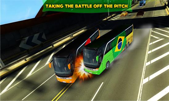 Soccer Team Bus Battle - World Cup 2014 Screenshot Image