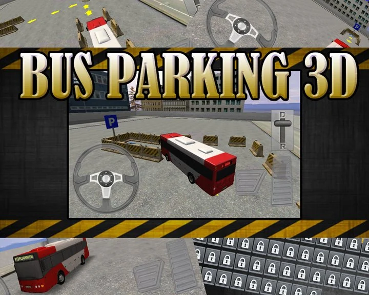 Bus Parking 3D Image