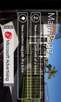 Golf Score Card Screenshot Image