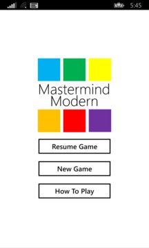 Mastermind Modern