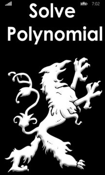 Solve Polynomial Screenshot Image
