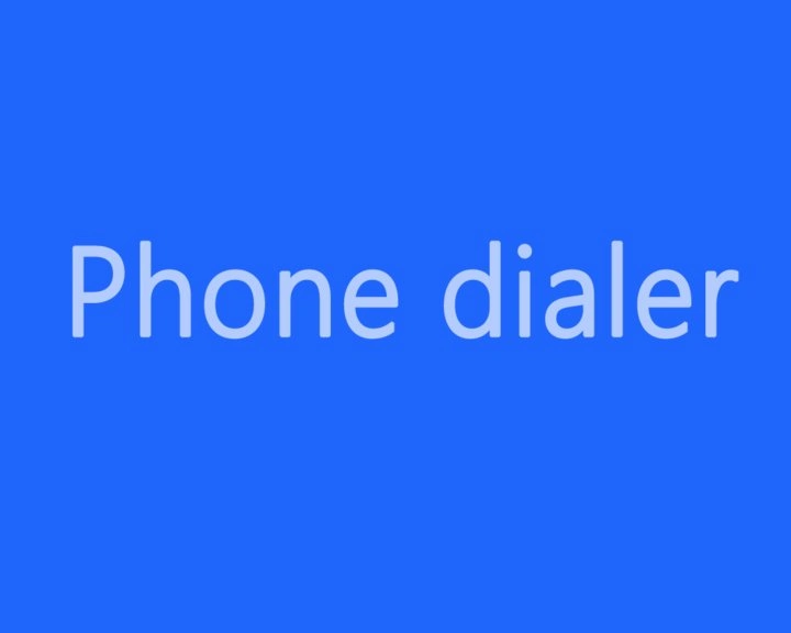 Phone Dialer Image