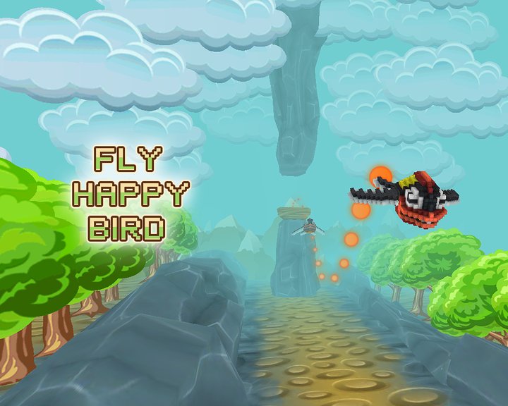 Fly Happy Bird Image