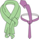 #Tie and Scarf Icon Image