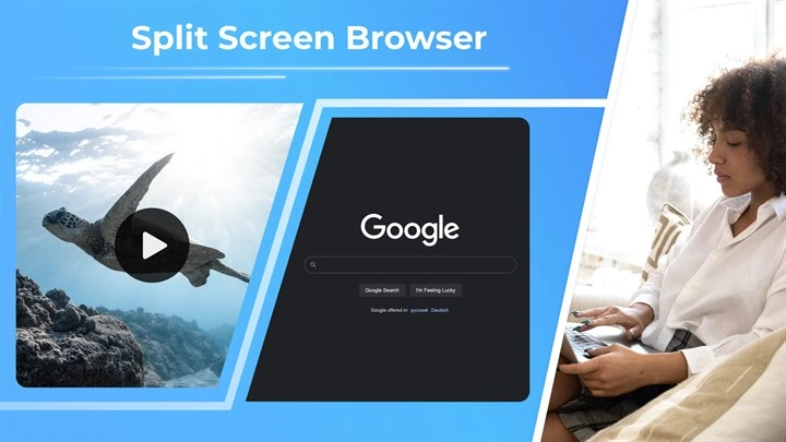 Split Screen Browser Image