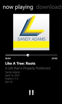 Sandy Adams App Screenshot 2