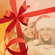 Christmas And New Year Card Icon Image