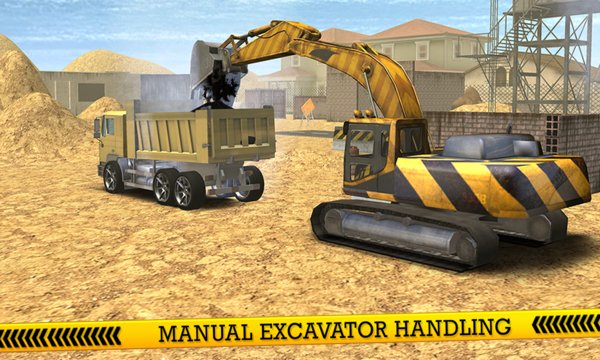 City Construction Roads Builder 3D - Excavator Sim Screenshot Image