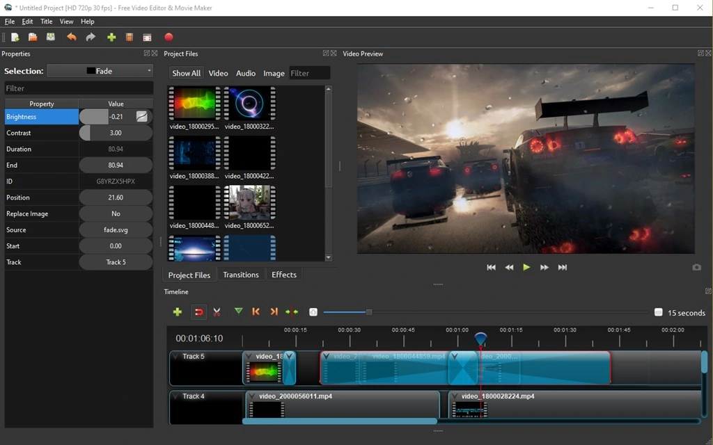 Free Video Editor & Movie Maker Screenshot Image #2