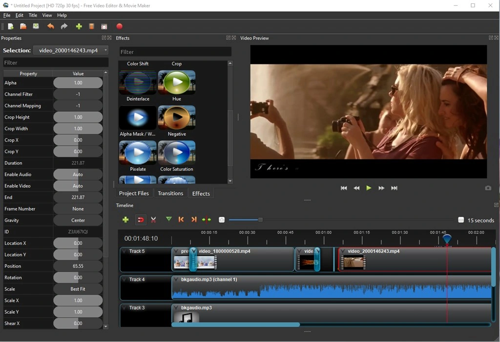 Free Video Editor & Movie Maker Screenshot Image #5