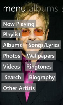 Elton John Music Screenshot Image