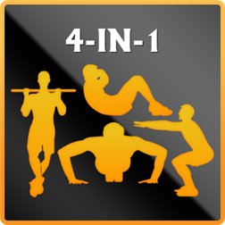 4-in-1 Fitness Pushups, Situps, Squats & Pullups 1.0.0.0 XAP