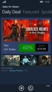 Sales for Steam Screenshot Image