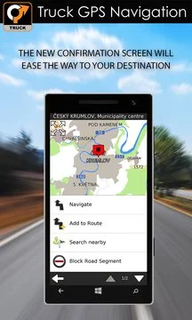 Truck GPS Navigation by Aponia Screenshot Image
