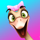 Talking Olivia Ostrich Icon Image