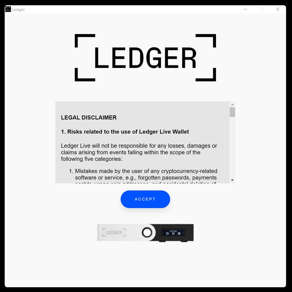 Ledger Live Crypto & NFT Screenshot Image