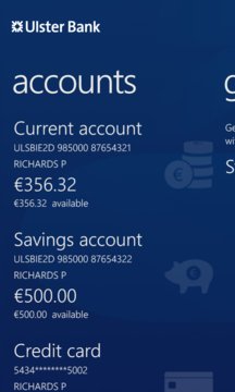 Ulster Bank ROI Screenshot Image