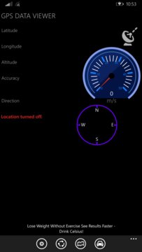 GPS Data Viewer Screenshot Image
