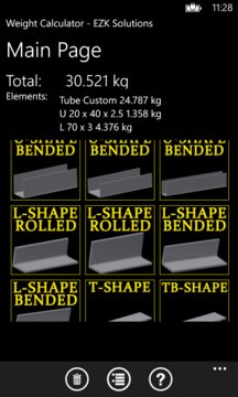 Weight Calculator Screenshot Image