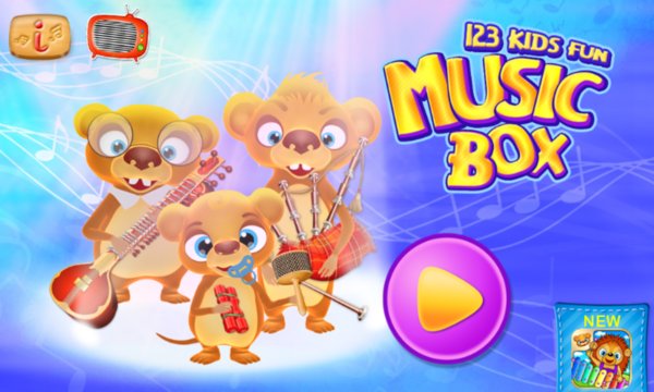 123 Kids Fun Music Box Screenshot Image
