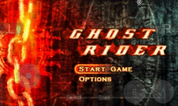 Ghost Rider Games GBA Screenshot Image