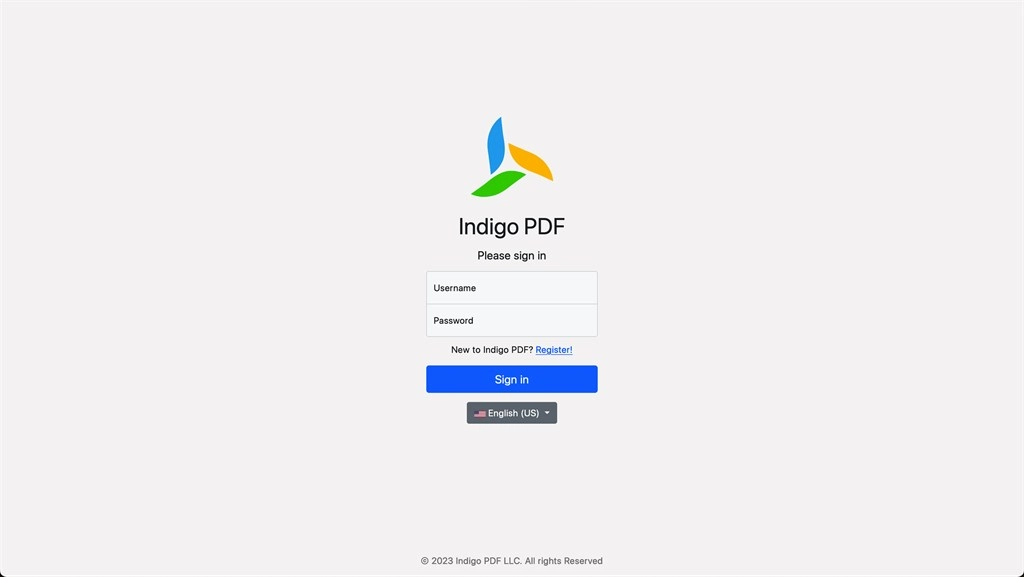 Indigo PDF Tools Screenshot Image