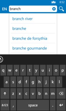Arabic French dictionary ProDict Screenshot Image