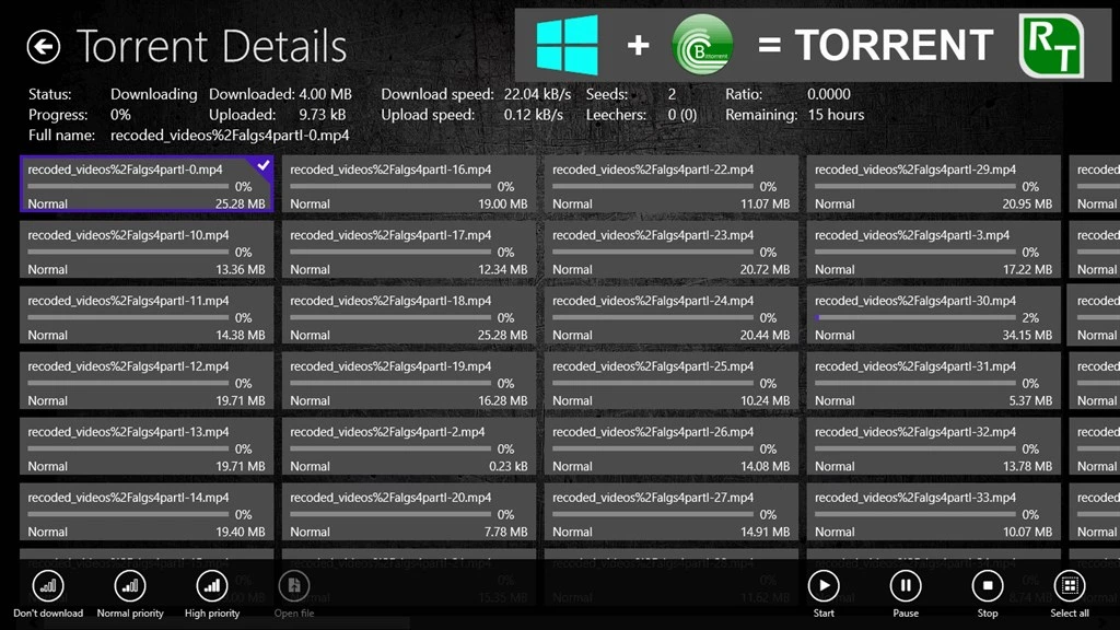Torrent RT Free Screenshot Image #3