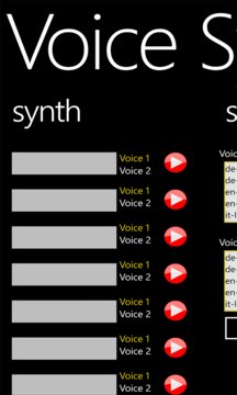 Voice Synthesizer Screenshot Image