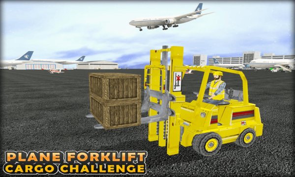 Plane Forklift Cargo Challenge Screenshot Image