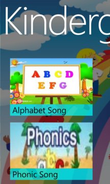 Kindergarten English Games Screenshot Image