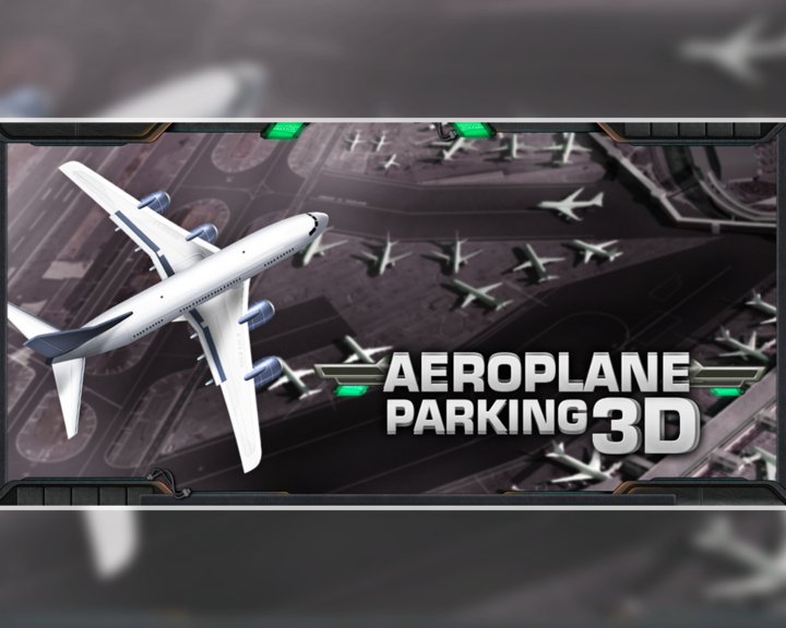 Aeroplane Parking 3D Image