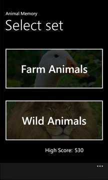 Animal Memory App Screenshot 2
