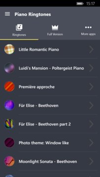 Piano Ringtones Screenshot Image