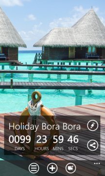 Holiday and Vacation Countdown Timer Screenshot Image