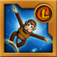 Monkey In Galaxy Icon Image