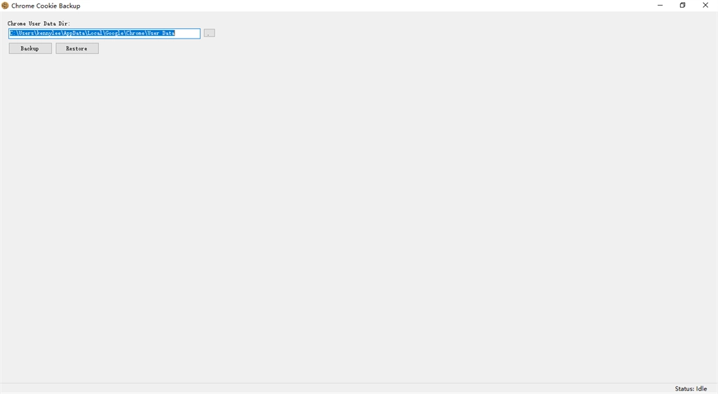 Cookie Backup for Chrome Offline Screenshot Image #1