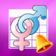 Fertility Calendar Icon Image