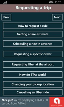 A Guide for Uber App Screenshot 2