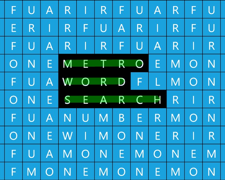 Metro Wordsearch