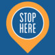 Stop Here Icon Image