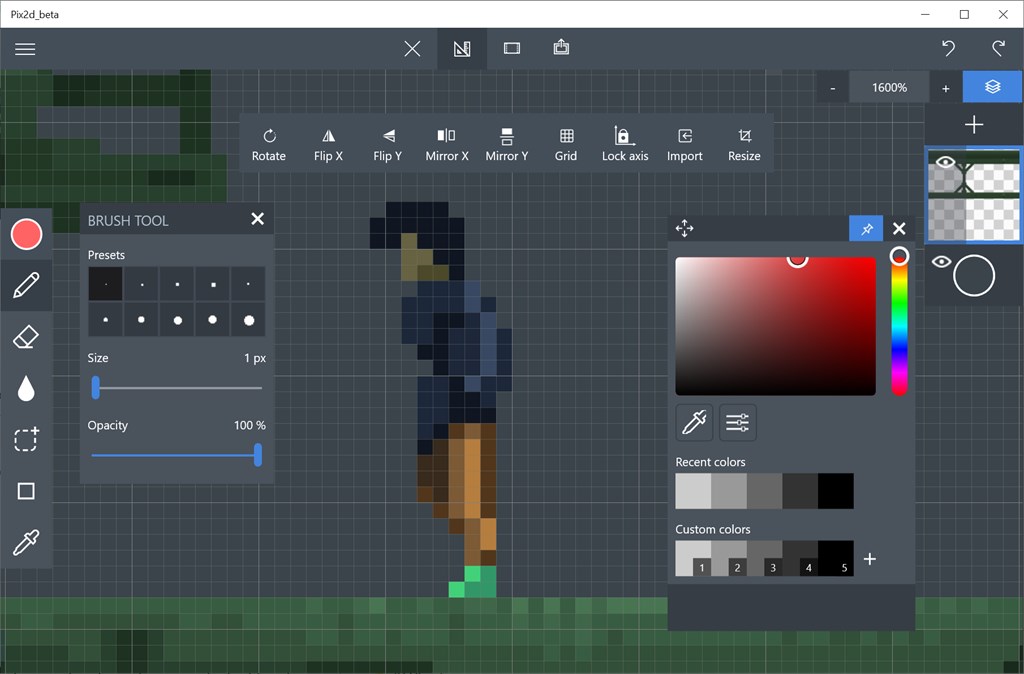 Pixel Art Studio Free Screenshot Image