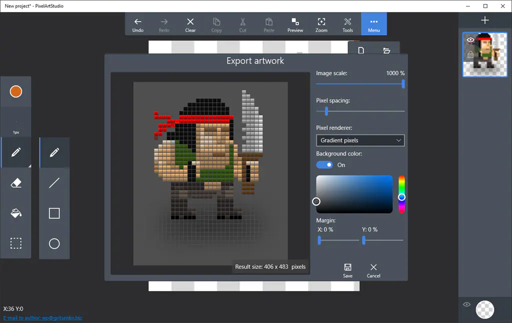 Pixel Art Studio Free Screenshot Image #4