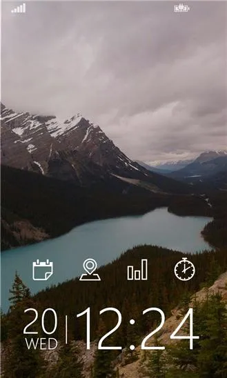 Tetra Lockscreen Screenshot Image