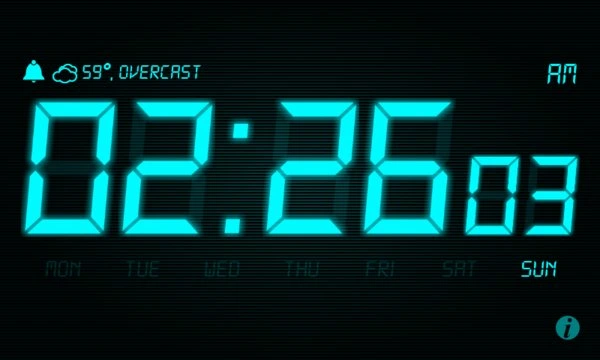 Night Stand Clock Screenshot Image