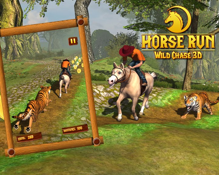 Horse Run 3D Image