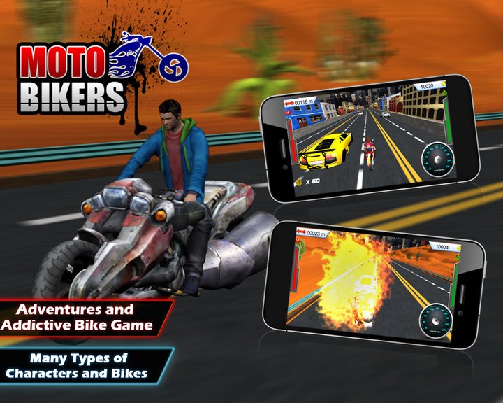 Moto Riders 3D Image