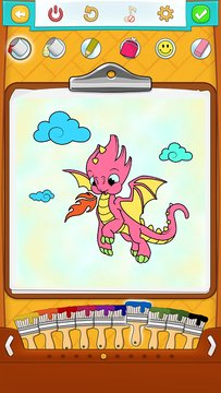 Dragon Coloring Pages Screenshot Image