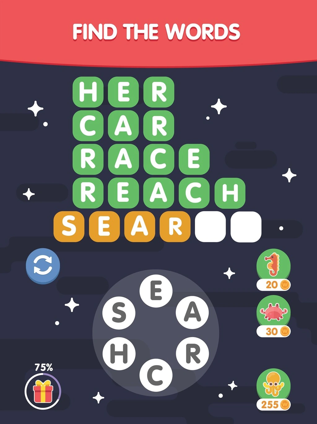 Word Search Sea Screenshot Image #3